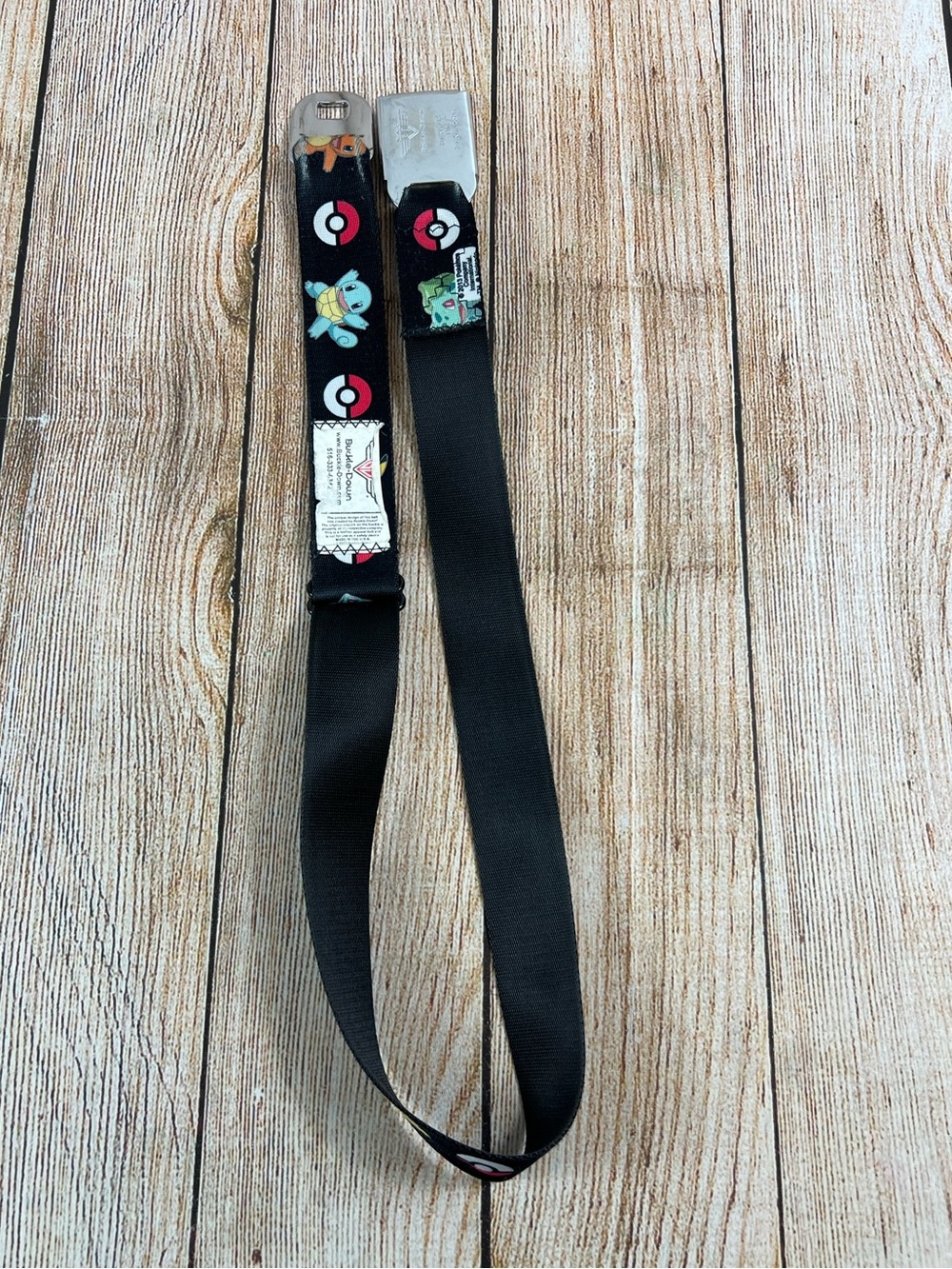 Pokémon Buckle Down Adjustable Seatbelt Belt All Over Print One Size 2013 - Picture 7 of 7